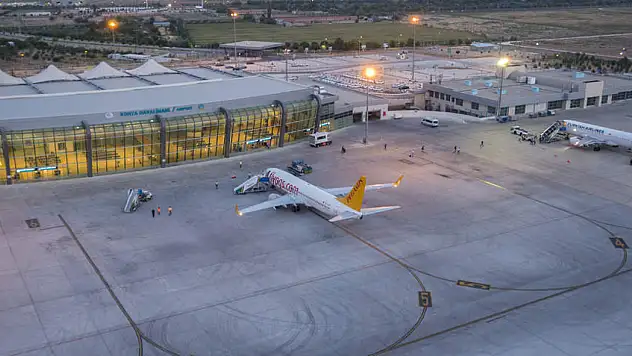 Konya'nın hava trafiği açıklandı! İşte 9 aylık bilanço