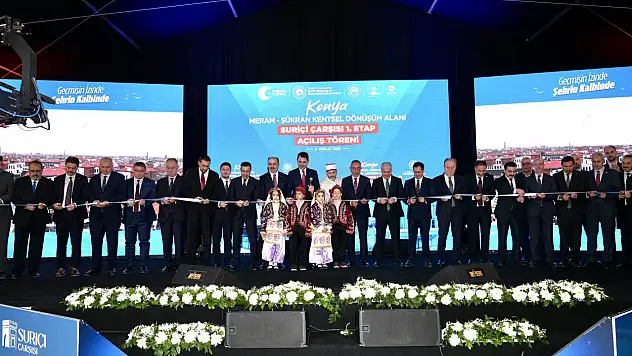 Konya'nın kalbinde tarihi dönüşüm: Suriçi Çarşısı'nın ilk etabı Bakan Kurum'un katılımıyla açıldı
