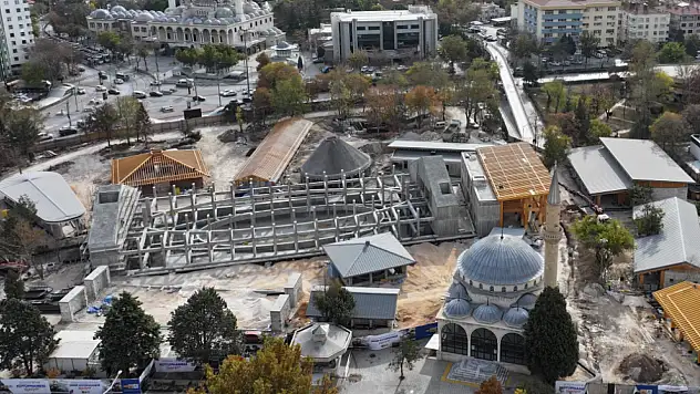 Konya'nın yeni Şehir Kütüphanesi hızla yükseliyor: İnşaatın yüzde 65'i tamamlandı