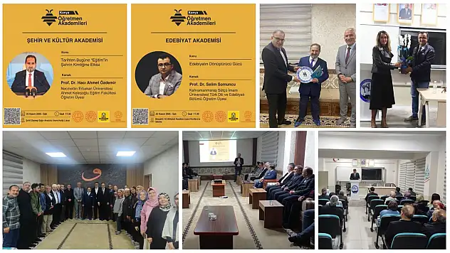 Konya Öğretmen Akademileri'nde kültür ve edebiyat rüzgarı