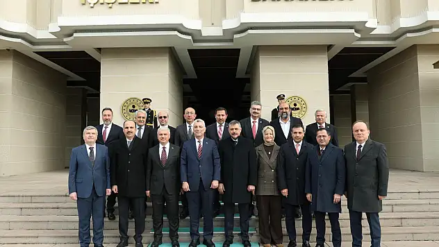 Konya protokolünden Mustafa Çiftçi'ye hayırlı olsun ziyareti