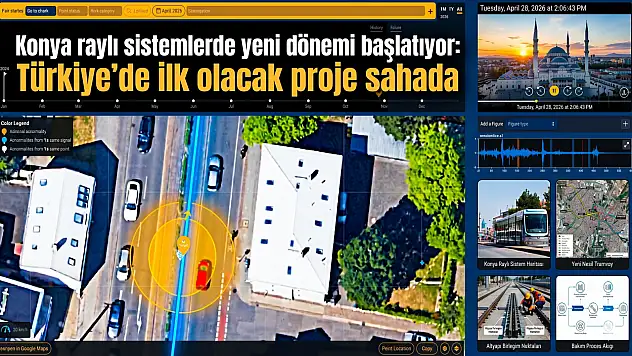 Konya raylı sistemlerde yeni dönemi başlatıyor: Türkiye'de ilk olacak proje sahada