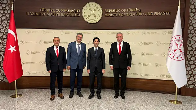 Konya SMMMO heyeti Bakan Şimşek ile görüştü