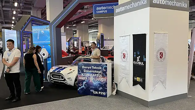 Konya Teknik Üniversitesi 'Automechanika İstanbul 2025 Fuarı'ndaydı
