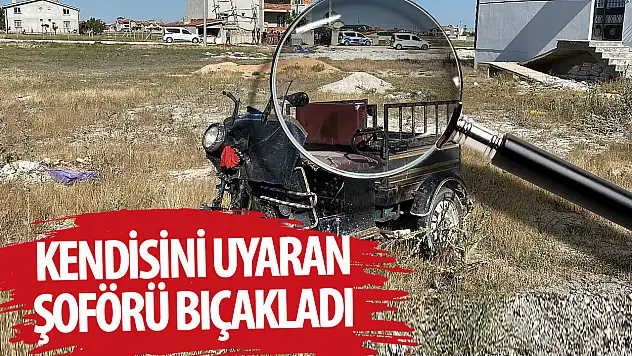 Konya trafiği nasıl bir hal aldı? Kendisinin uyaran sürücüye saldırdı!