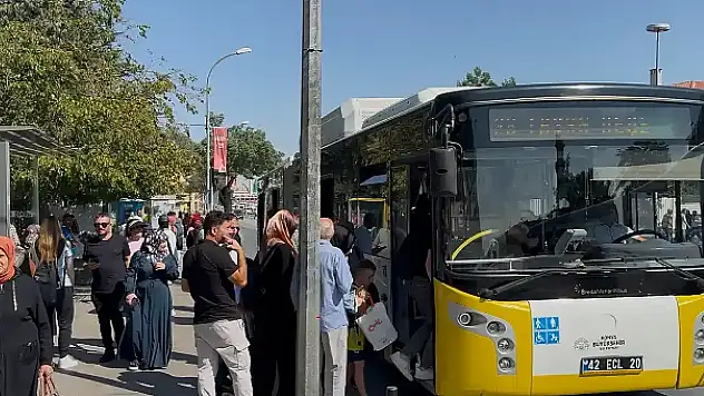Konya ulaşımında değişikliğe gidildi: İşte 1 Mayıs tarifesi