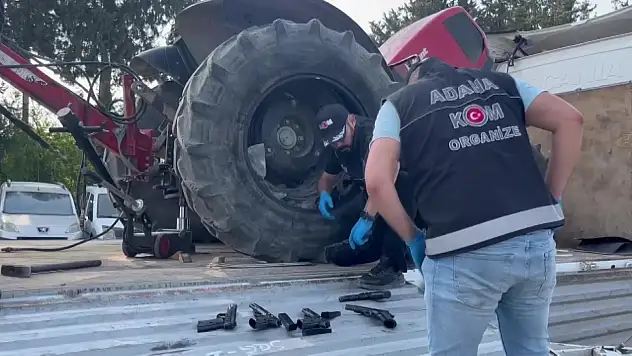 Konya üzeri silah sevkiyatı polise takıldı