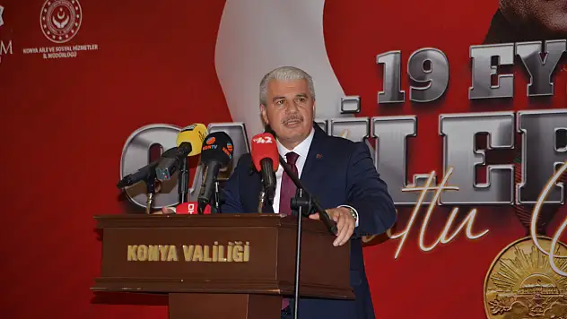 Konya Valisi İbrahim Akın Gazilerle buluştu