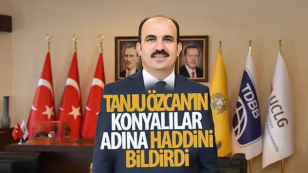 Konya'yı hedef alan Tanju Özcan'a Altay'dan sert cevap!