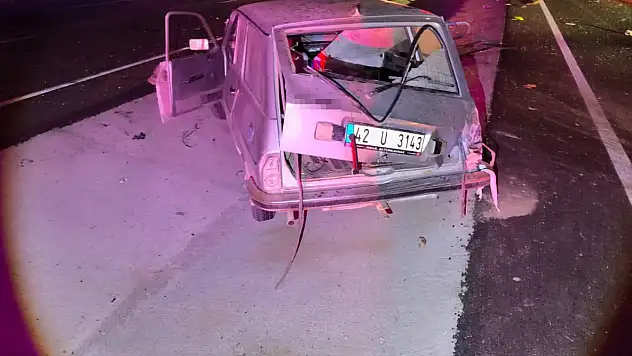 Konya yolunda feci kaza: 1 ölü!