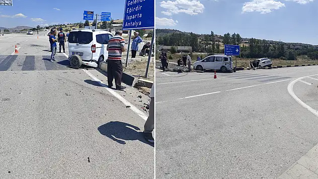 Konya yolunda korkutan kaza