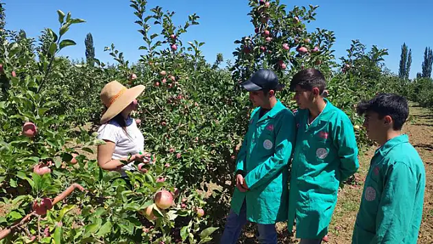 Konya'daki bu okul tarımsal üretimde ön plana çıkıyor