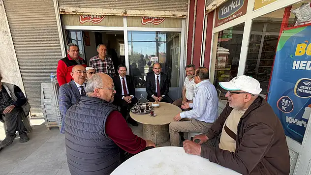 Konyalı başkanlar esnaf ve vatandaşlarla buluştu