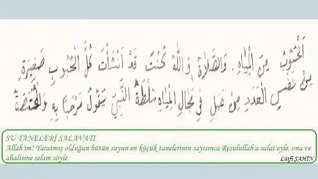 Konyalı öğretmen Salavat Yazmayı Sürdürüyor!