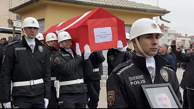 Konyalı şehit polis memuru Fatih Oral'a son görev