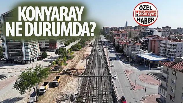 KONYARAY Banliyö Hattı Projesi Son Hız Devam