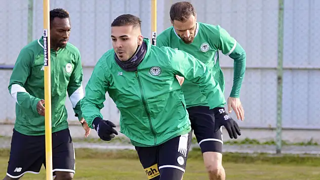 Konyaspor, Ankaragücü maçı hazırlıklarını tamamladı