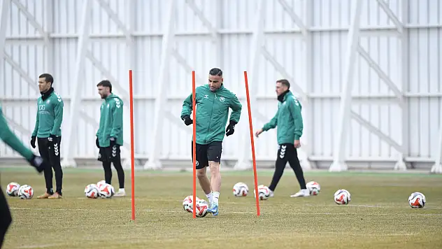 Konyaspor, Beşiktaş maçı hazırlıklarını sürdürüyor