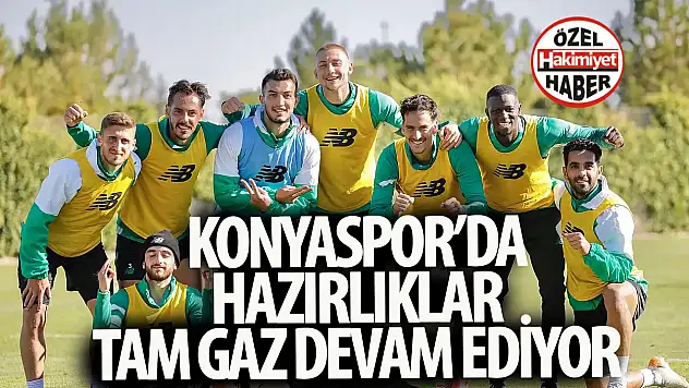 Konyaspor'da hazırlıklar tam gaz: Galibiyete odaklandılar!