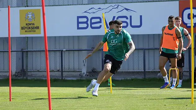 Konyaspor'da kritik maç öncesi son prova tamamlandı