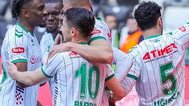 Konyaspor'dan muhteşem geri dönüş:1-2