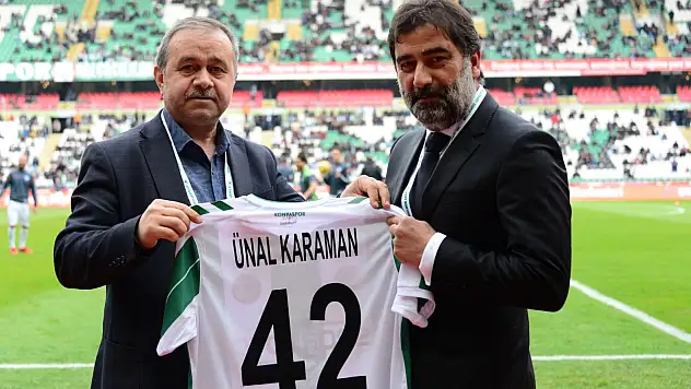 Konyaspor'dan Ünal Karaman'a anlamlı teşekkür: Her zaman yanımızda!