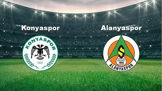 Konyaspor ilk yarıda Alanyaspor karşısında zorlandı