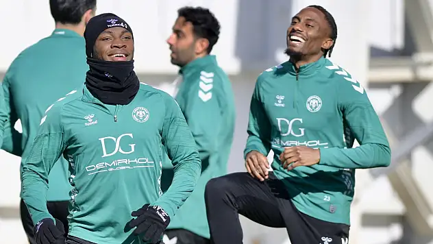 Konyaspor, Kasımpaşa maçı öncesi son antrenmanını tamamladı