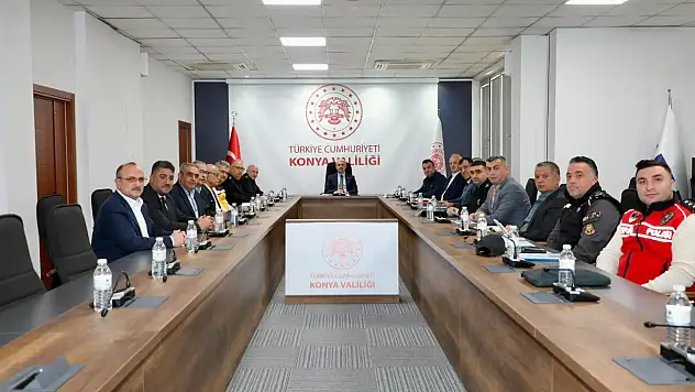 Konyaspor maçları öncesi alarm! Konya'da güvenlik zirvesi yapıldı