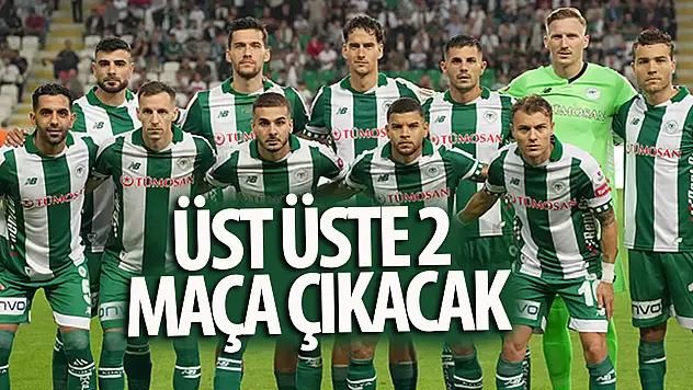 Konyaspor milli arayı boş geçmeyecek: üst üste 2 maça çıkacak!
