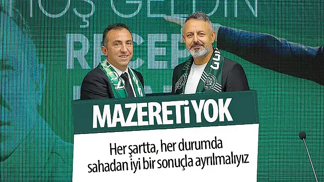 Konyaspor Teknik Direktörü Recep Uçar: 'Mazereti olmayan bir maç'