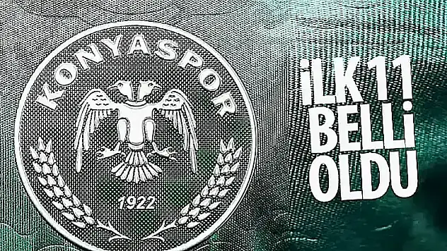 Konyaspor'un Eyüpspor karşısındaki ilk 11'i belli oldu!