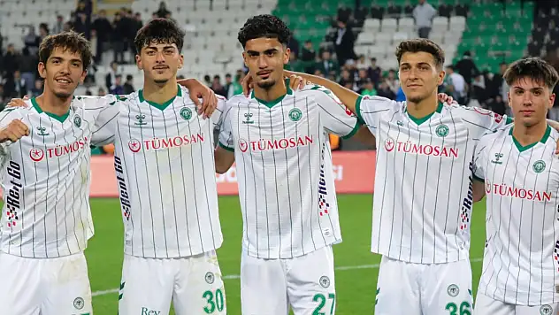 Konyaspor'un gençleri sahneye çıktı