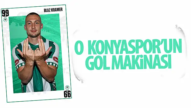 Konyaspor'un gol makinesi: Blaz Kramer!