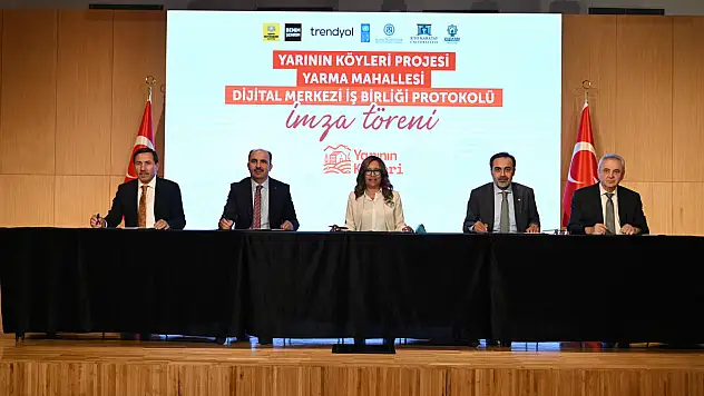 Köy yaşamı bu proje ile desteklenecek