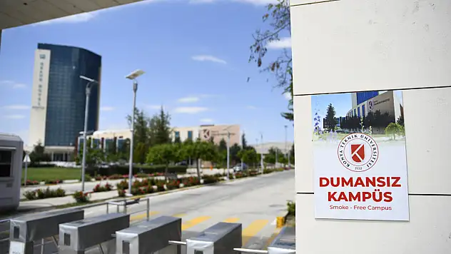 KTÜN Kampüsünde 'Dumansız hava sahası' uygulaması hayata geçirildi