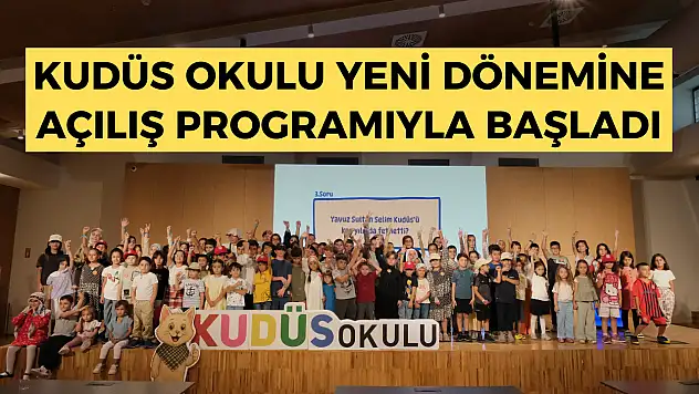 Kudüs okulu yeni eğitim dönemine açılış programıyla başladı