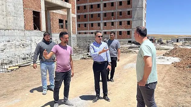 Kulu'da KYK yurdunun yapımı devam ediyor!