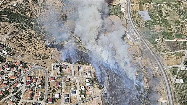 Makilik aladaki yangına müdahale ediliyor!