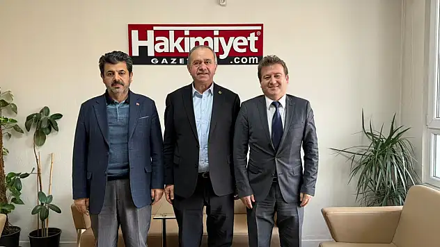 Mehmet Günbaş'tan Hâkimiyet Gazetesi'ne nezaket ziyareti