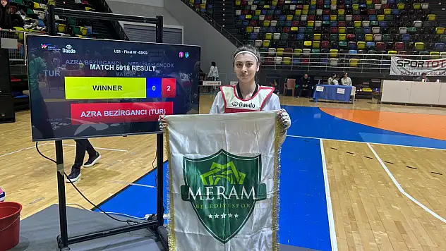 Meram Belediyesporlu gurur verici başarı!