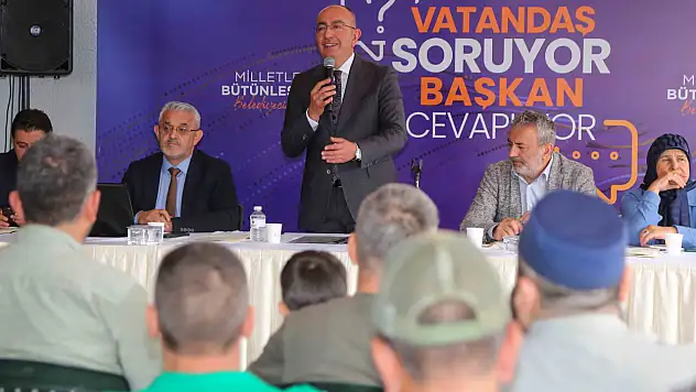 Meram'da iletişim köprüsü kuruldu: Vatandaş sordu, Başkan Kavuş cevapladı