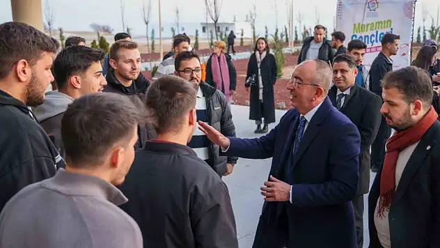 Meram'dan final haftasında öğrencilere moral desteği