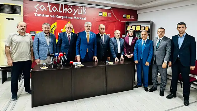 MHP'den Konya  Gazeteciler Cemiyeti'ne ziyaret: Kalaycı, Terörsüz Türkiye Süreci'ne değindi!