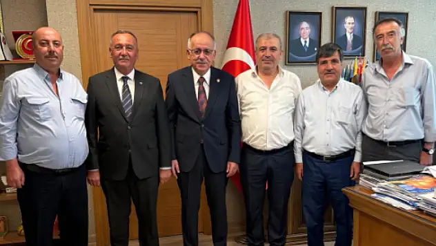 MHP Yunak ilçe teşkilatından Başkan Bahçeli'ye ziyaret!