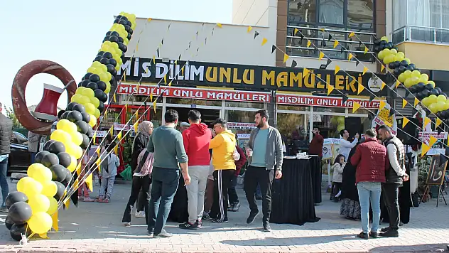 Mis Dilim Unlu Mamülleri Hanaybaşı'nda hizmet açıldı