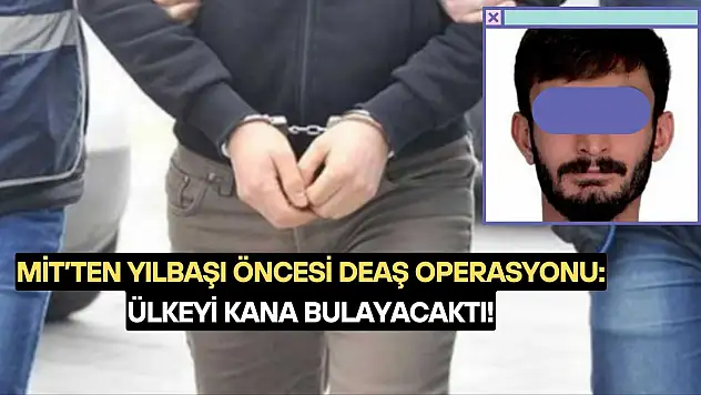 MİT'ten yılbaşı öncesi DEAŞ operasyonu: Ülkeyi kana bulayacaktı!