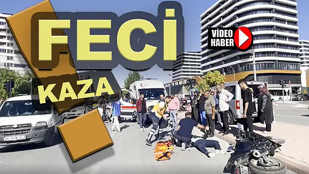 Motosikletler çarpıştı, 2 kişi yaralandı!