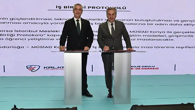MÜSİAD Konya ve İl Milli Eğitim'den mesleki eğitime stratejik destek