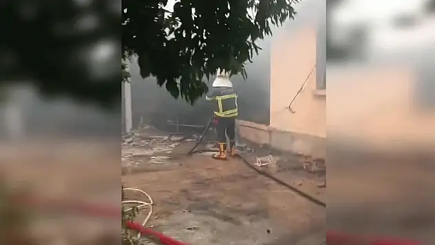 Maganda kurşunuyla felç kalan kadın alevler arasında can verdi